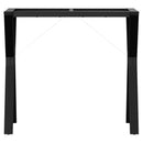 vidaXL acél dohányzóasztallábak Y-alakú vázzal 80 x 40 x 73 cm