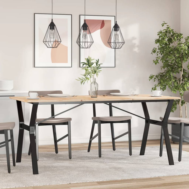 vidaXL öntöttvas étkezőasztallábak Y-alakú vázzal 160 x 80 x 73 cm