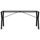 vidaXL öntöttvas étkezőasztallábak Y-alakú vázzal 160 x 80 x 73 cm