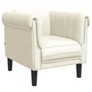 vidaXL 3 részes krém bársony ülőgarnitúra