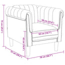 vidaXL 3 részes barna bársony ülőgarnitúra