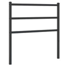 vidaXL fekete fém csere fejtámla 90 cm