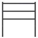 vidaXL fekete fém csere fejtámla 90 cm