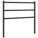 vidaXL fekete fém csere fejtámla 107 cm