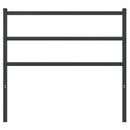 vidaXL fekete fém csere fejtámla 107 cm