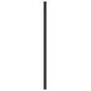 vidaXL fekete fém csere fejtámla 107 cm