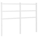 vidaXL fehér fém csere fejtámla 120 cm