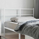 vidaXL fehér fém csere fejtámla 120 cm