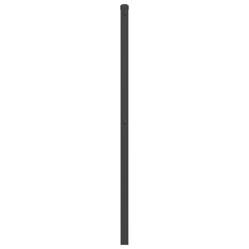 vidaXL fekete fém fejtámla 75 cm