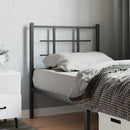 vidaXL fekete fém csere fejtámla 75 cm