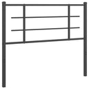 vidaXL fekete fém csere fejtámla 107 cm