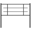 vidaXL fekete fém csere fejtámla 107 cm
