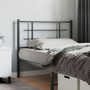 vidaXL fekete fém csere fejtámla 107 cm