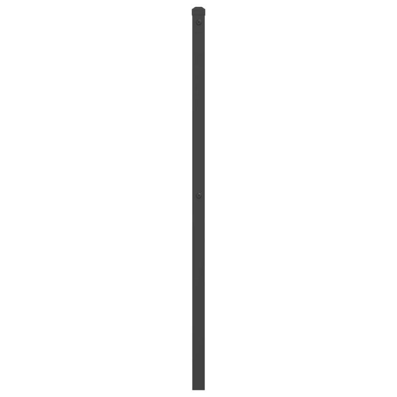 vidaXL fekete fém fejtámla 200 cm
