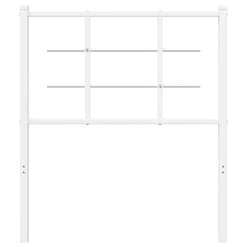 vidaXL fehér fém fejtámla 80 cm