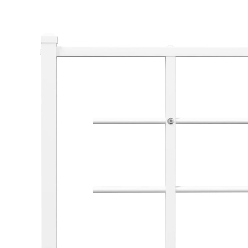 vidaXL fehér fém fejtámla 80 cm