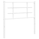 vidaXL fehér fém csere fejtámla 100 cm