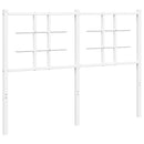 vidaXL fehér fém csere fejtámla 120 cm