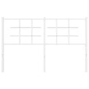 vidaXL fehér fém fejtámla 135 cm