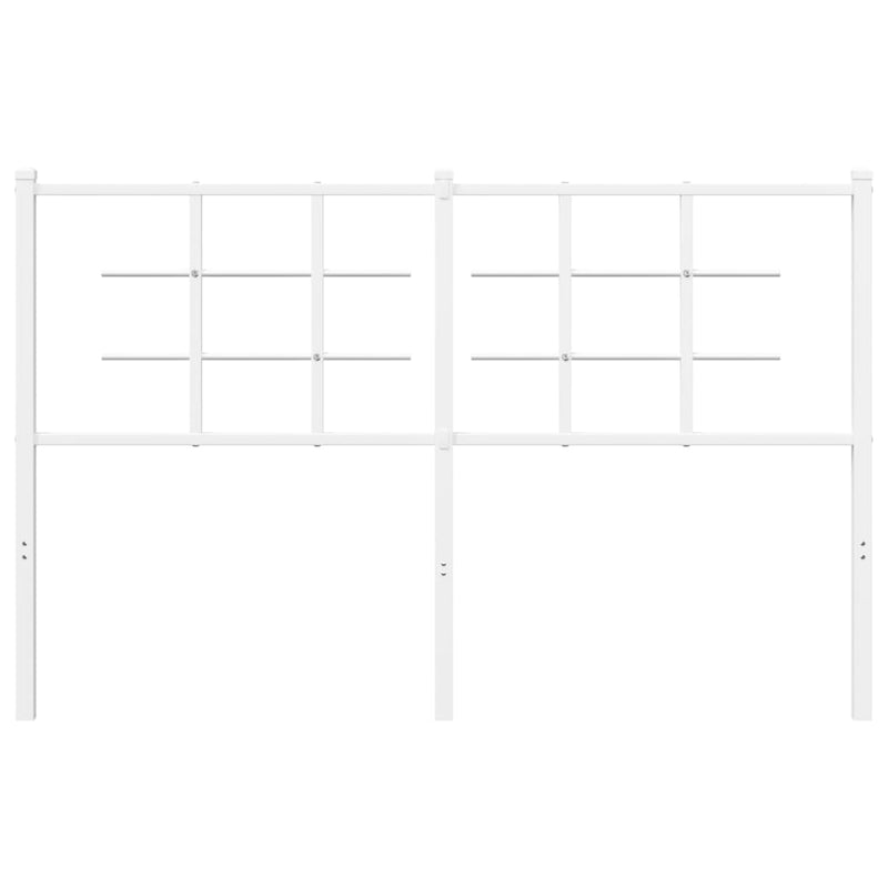 vidaXL fehér fém fejtámla 135 cm