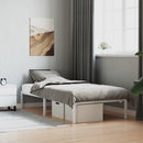 vidaXL fehér fém ágykeret 90x200 cm