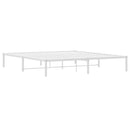 vidaXL fehér fém ágykeret 180 x 200 cm
