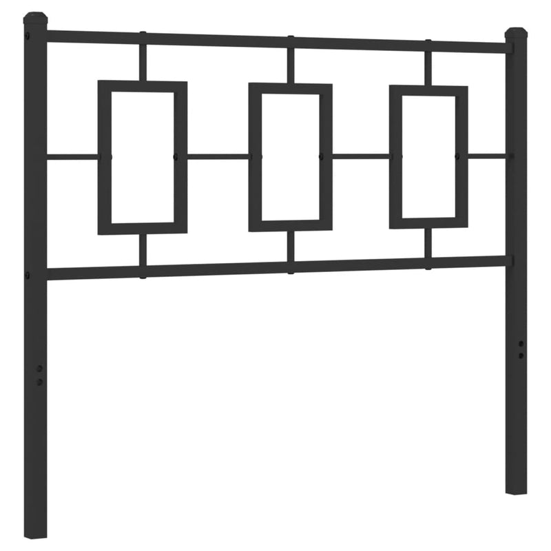 vidaXL fekete fém fejtámla 100 cm