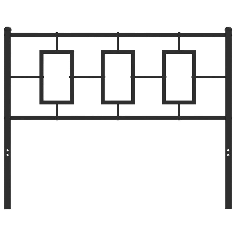 vidaXL fekete fém fejtámla 107 cm