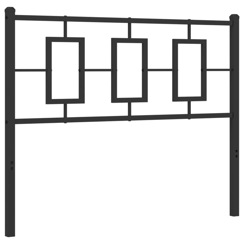 vidaXL fekete fém fejtámla 107 cm