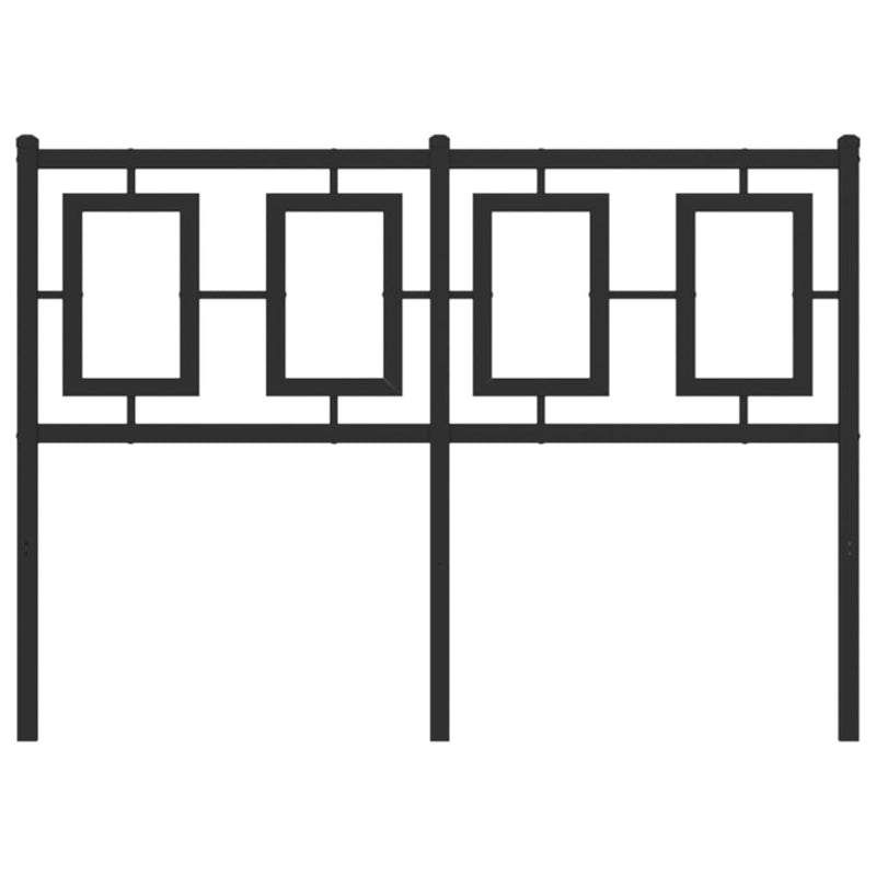 vidaXL fekete fém fejtámla 120 cm