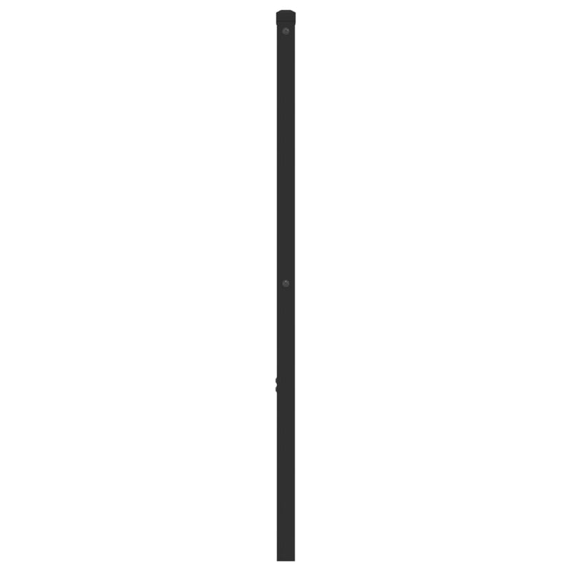 vidaXL fekete fém fejtámla 180 cm