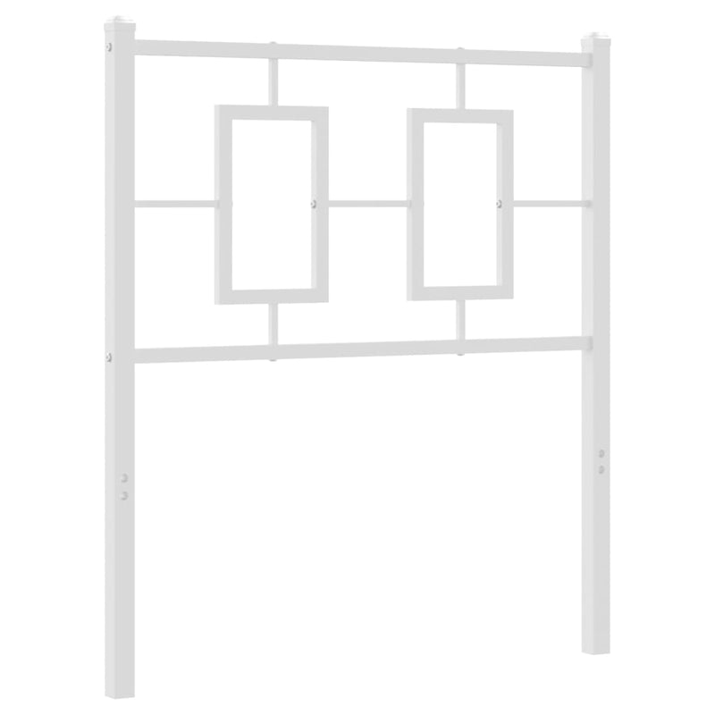 vidaXL fehér fém fejtámla 75 cm