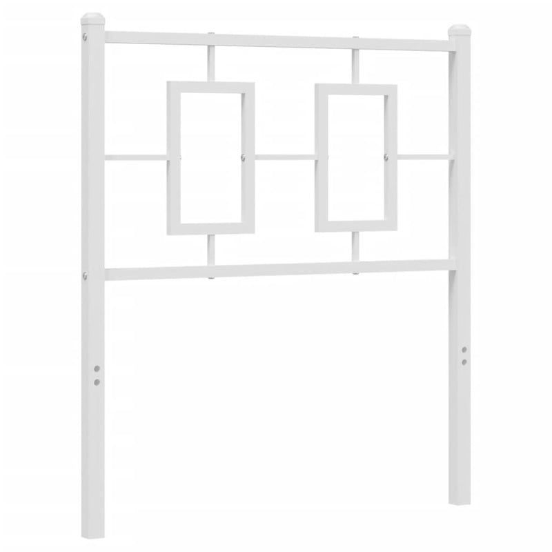 vidaXL fehér fém fejtámla 75 cm