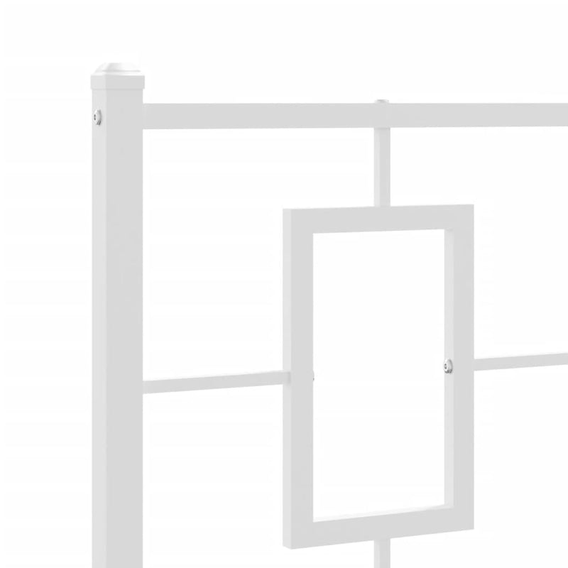 vidaXL fehér fém fejtámla 75 cm