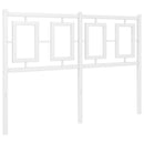 vidaXL fehér fém csere fejtámla 120 cm