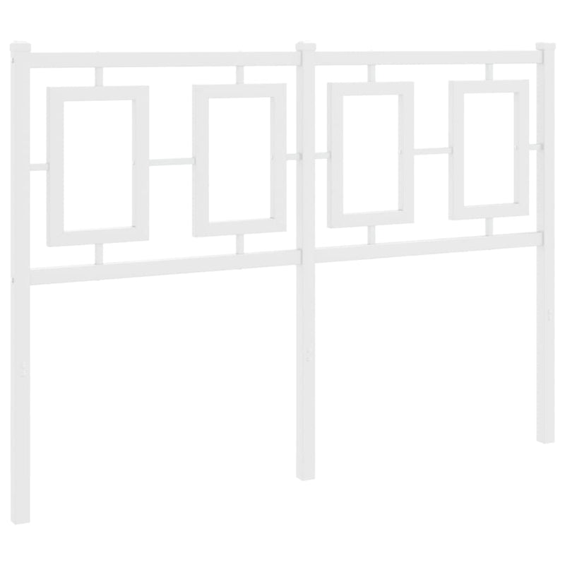 vidaXL fehér fém fejtámla 120 cm
