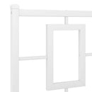 vidaXL fehér fém csere fejtámla 120 cm