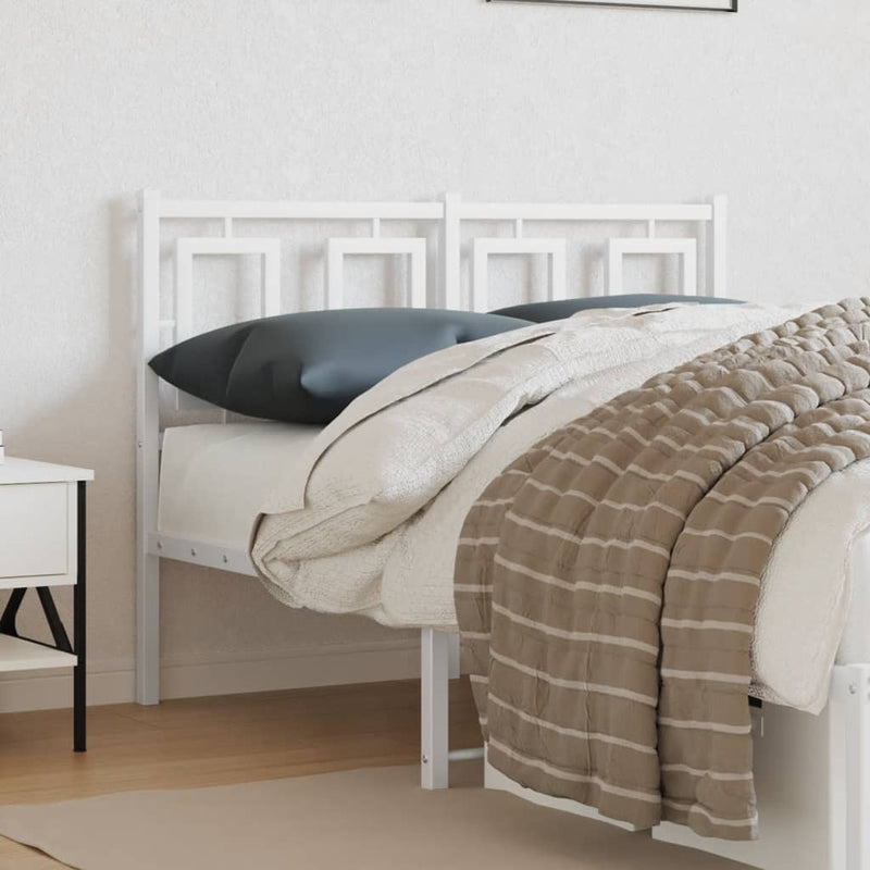 vidaXL fehér fém fejtámla 120 cm