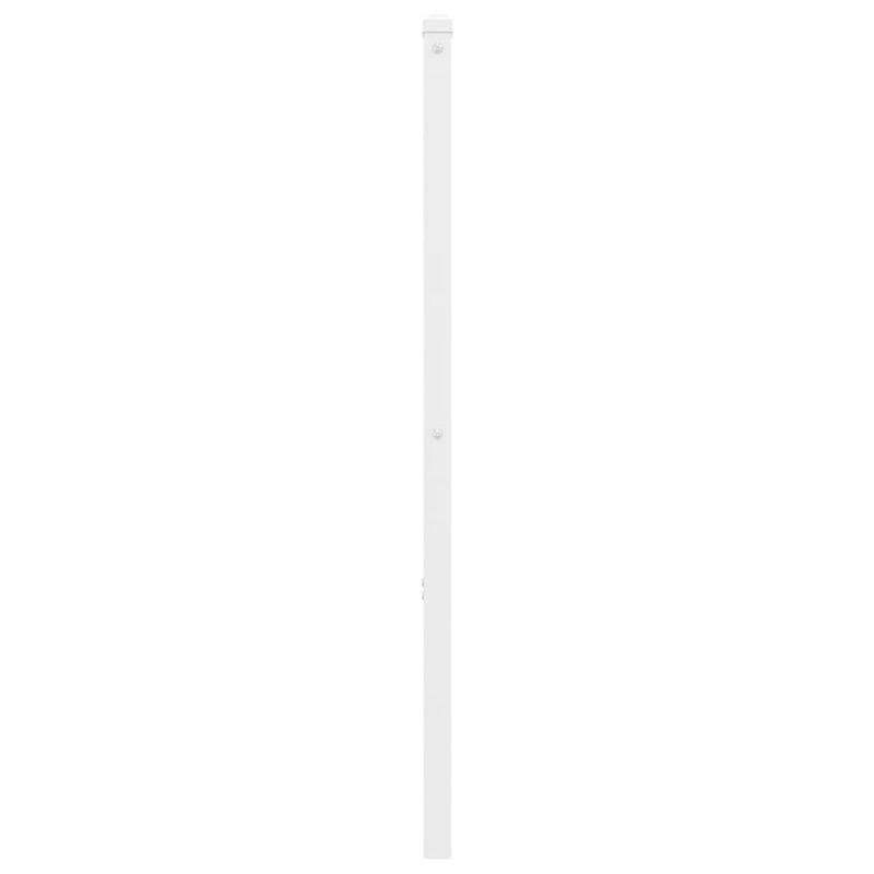 vidaXL fehér fém fejtámla 135 cm