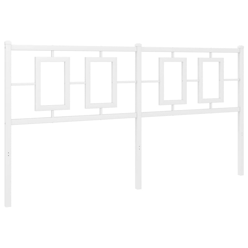 vidaXL fehér fém fejtámla 150 cm