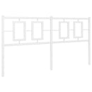 vidaXL fehér fém fejtámla 160 cm