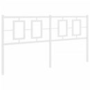 vidaXL fehér fém fejtámla 160 cm