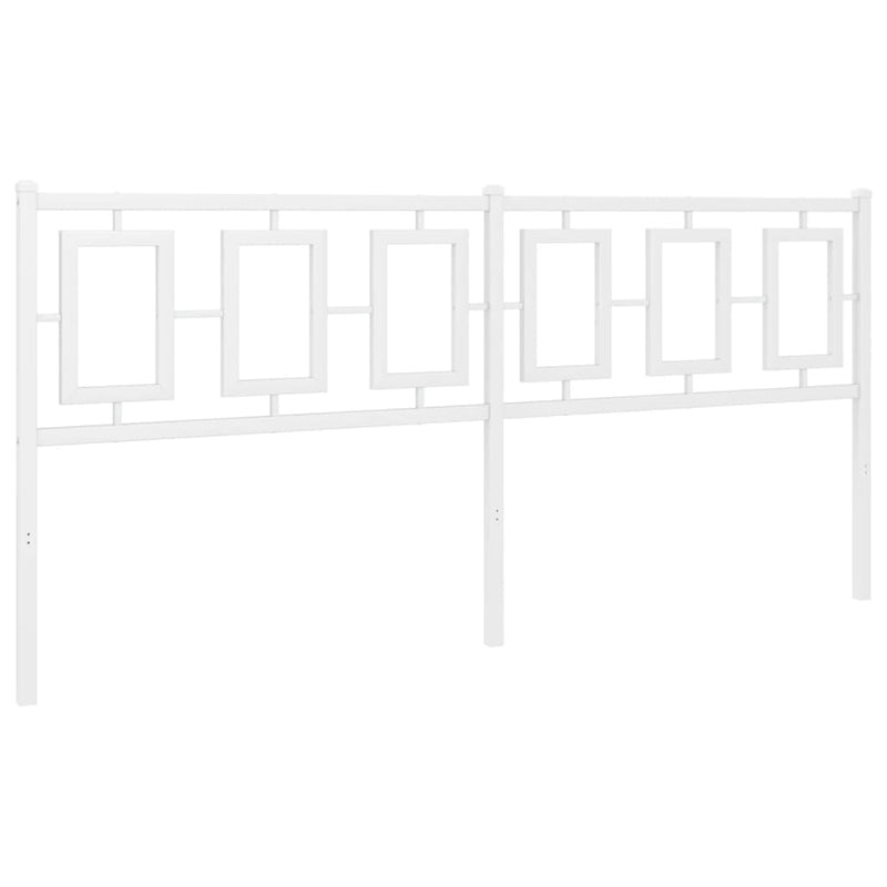 vidaXL fehér fém fejtámla 180 cm