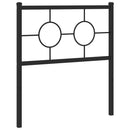 vidaXL fekete fém csere fejtámla 75 cm