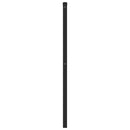 vidaXL fekete fém csere fejtámla 75 cm