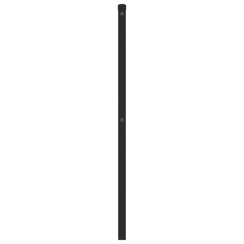 vidaXL fekete fém fejtámla 75 cm