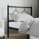 vidaXL fekete fém csere fejtámla 80 cm