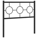 vidaXL fekete fém csere fejtámla 90 cm