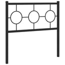vidaXL fekete fém csere fejtámla 90 cm