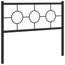 vidaXL fekete fém csere fejtámla 107 cm